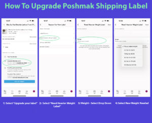 how to upgrade poshmark shipping label