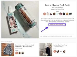 poshmark parties
