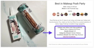 poshmark parties