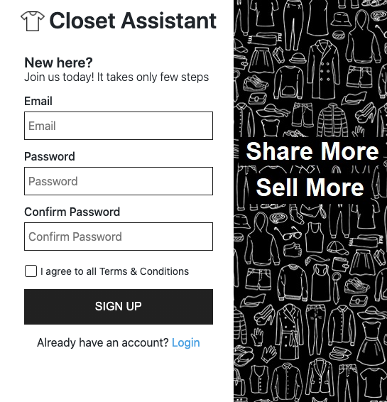 Welcome to Closet Assistant