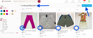 poshmark bulk share