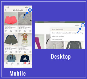 poshmark bulk share