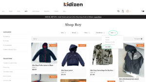 how to check solds on kidizen