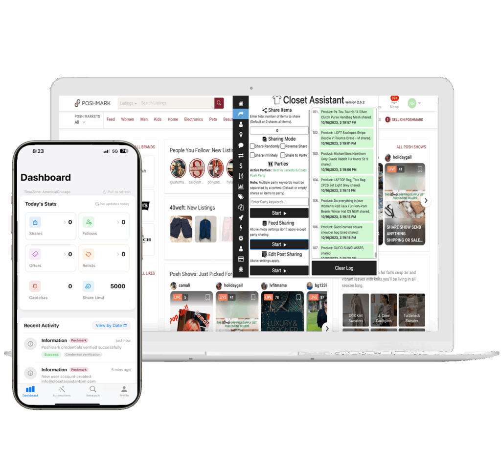 Closet Assistant Poshmark Bot